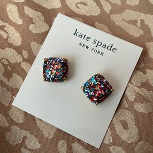 Kate Spade multiglitter earrings studs New Years